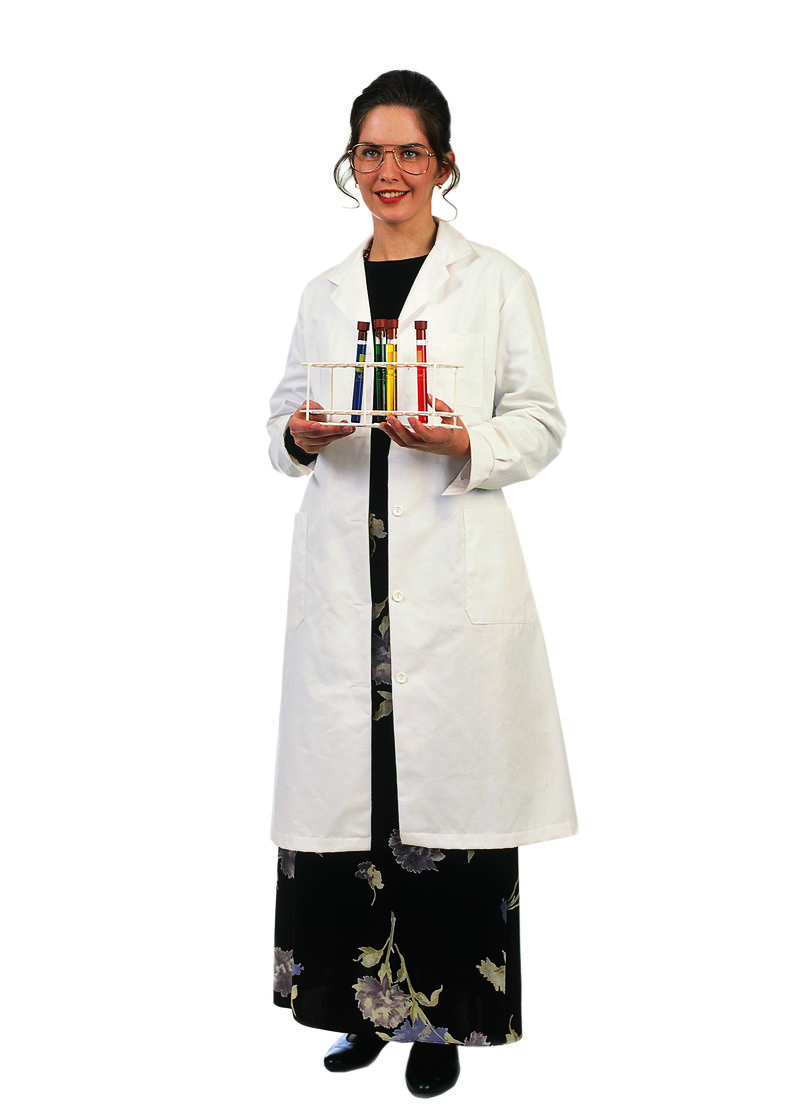 白色背景上不同职业的人