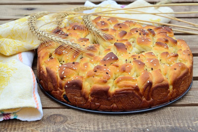 葡萄干芝麻蛋糕