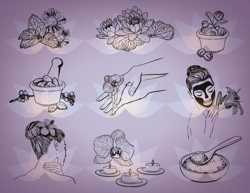 SPA素描水疗