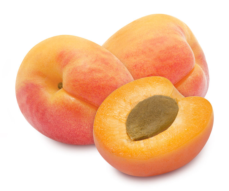 白色背景上的蔬菜水果