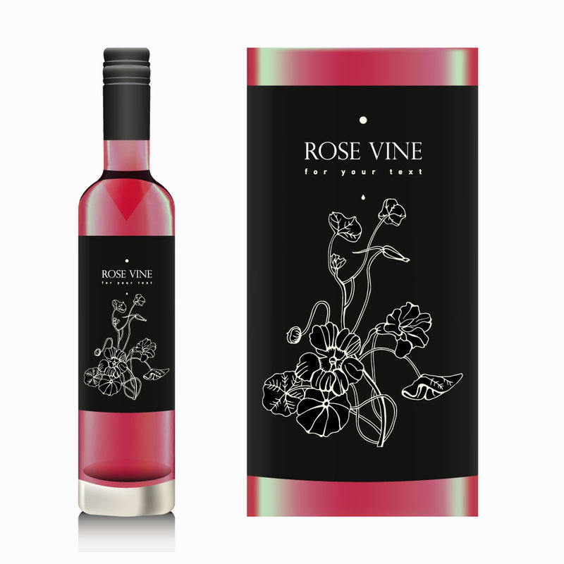 矢量各式酒设计