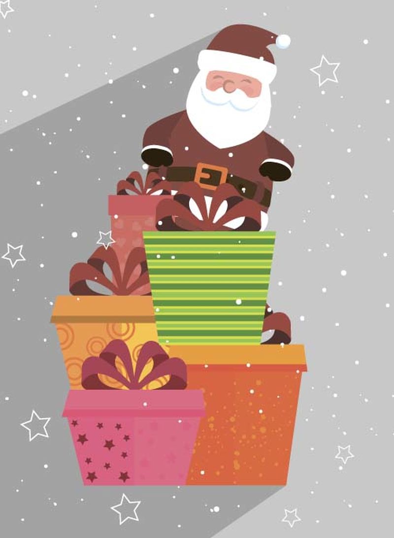 矢量圣诞元素图标