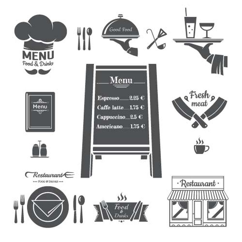 矢量啤酒标签集