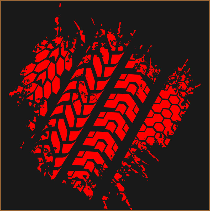 轮胎轨迹-矢量集