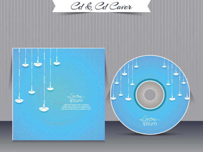 矢量光盘封面设计模板