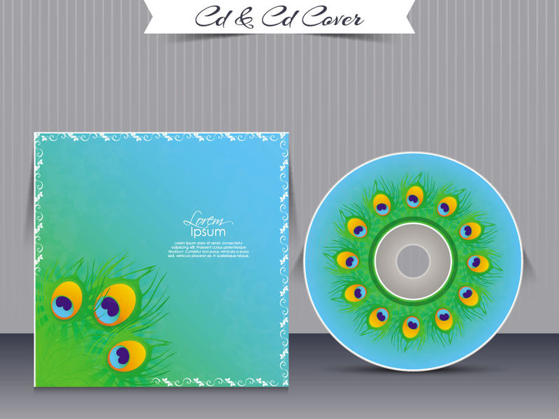 矢量光盘封面设计模板