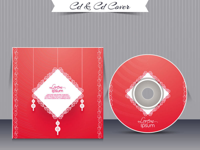 矢量光盘封面设计模板