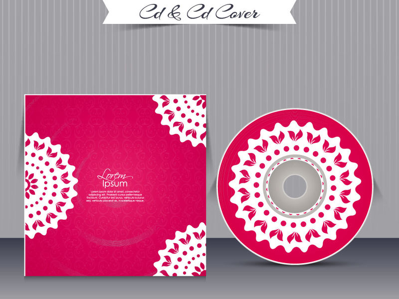 矢量光盘封面设计模板