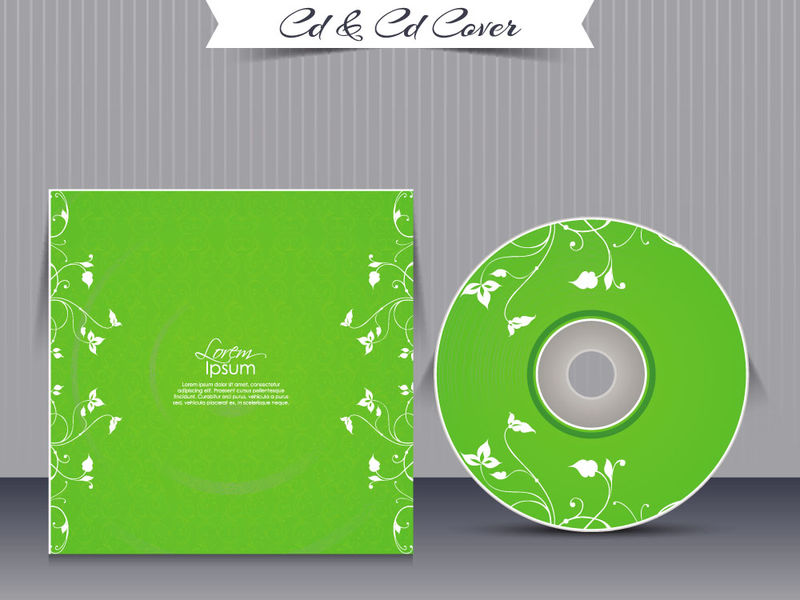 矢量光盘封面设计模板