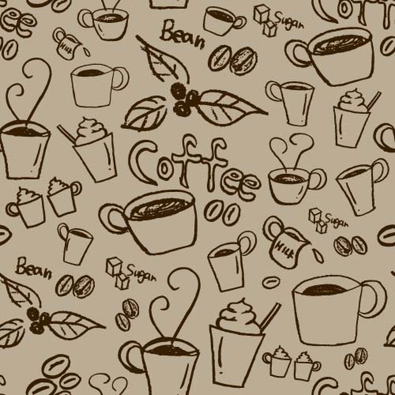 矢量咖啡元素集
