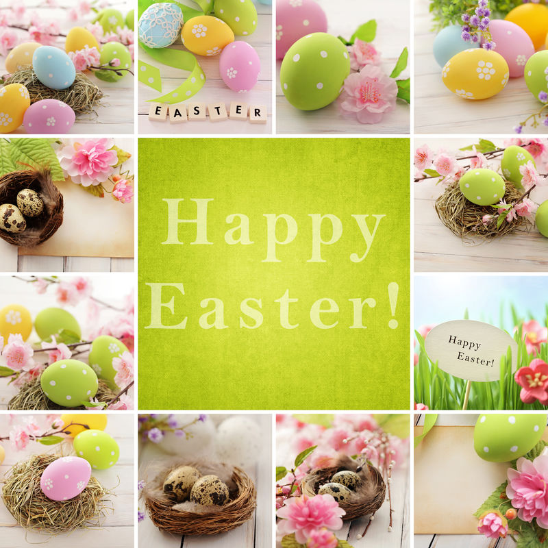 复活节拼贴