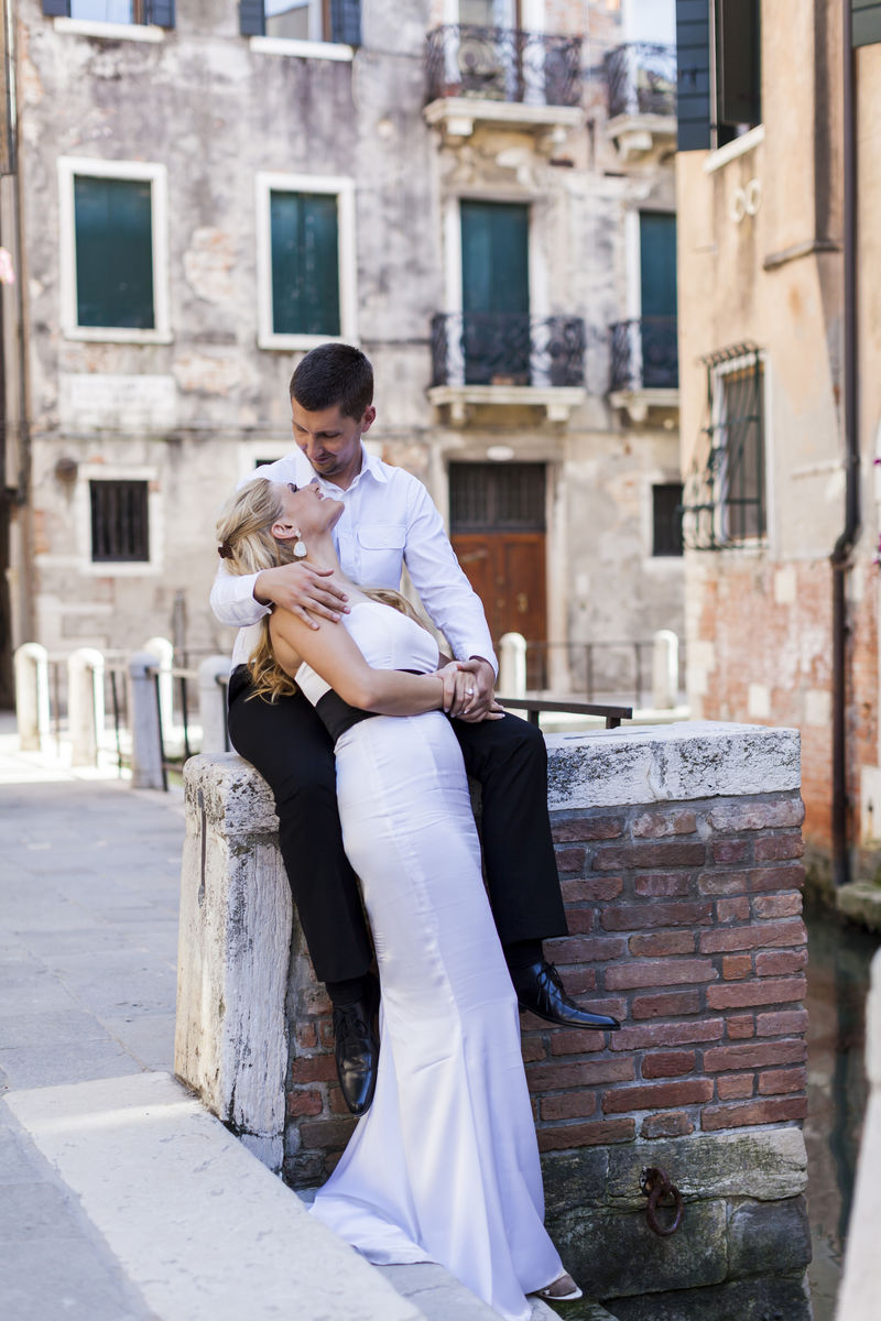 意大利威尼斯夫妇