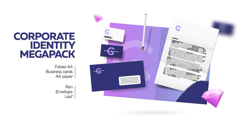 矢量企业宣传模板