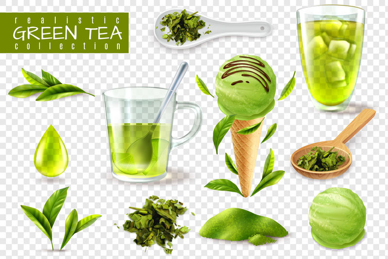 绿茶透明套装