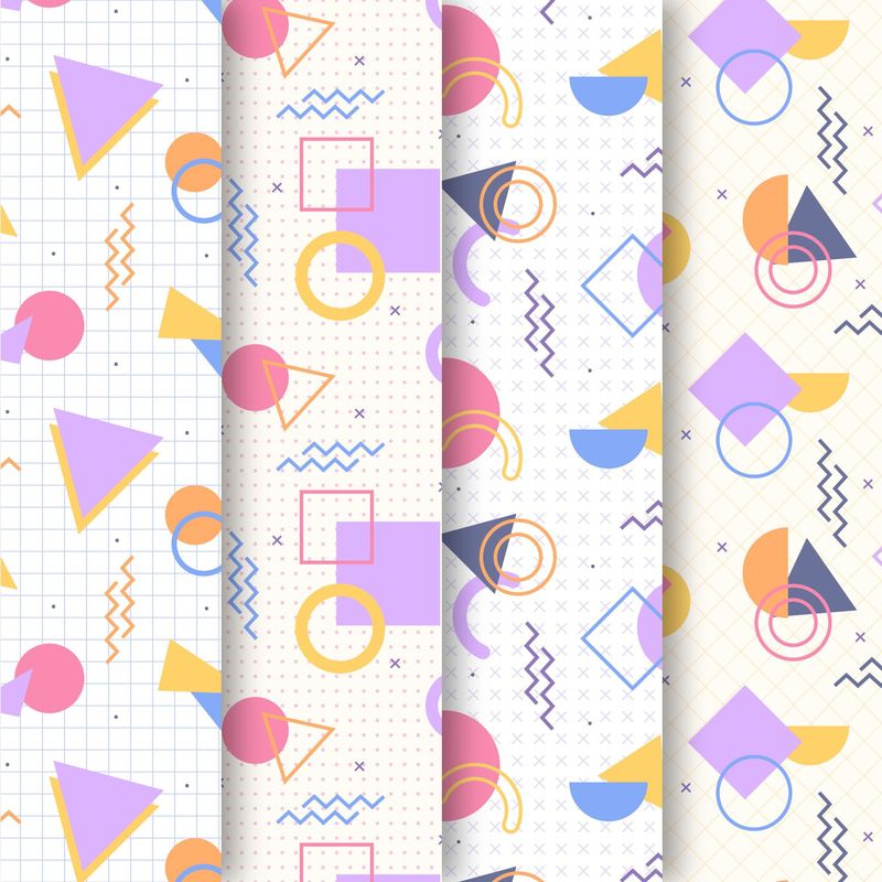 矢量拼贴的背景