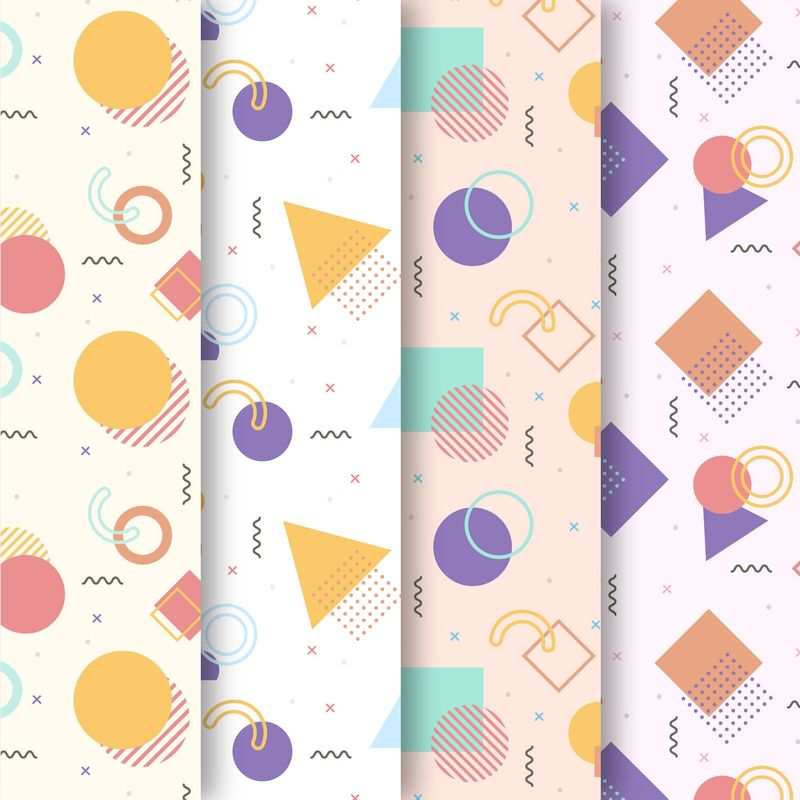 矢量拼贴的背景