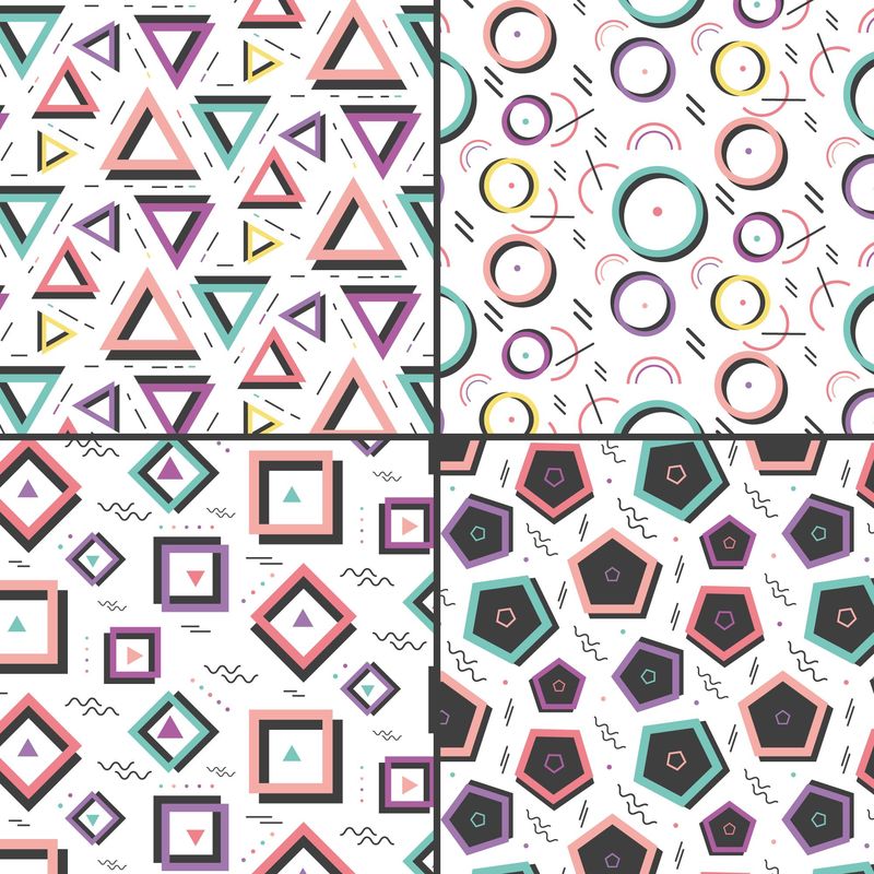 矢量拼贴的背景