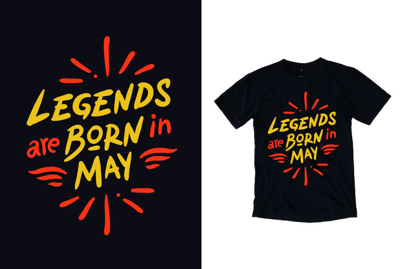 矢量T恤印花图案