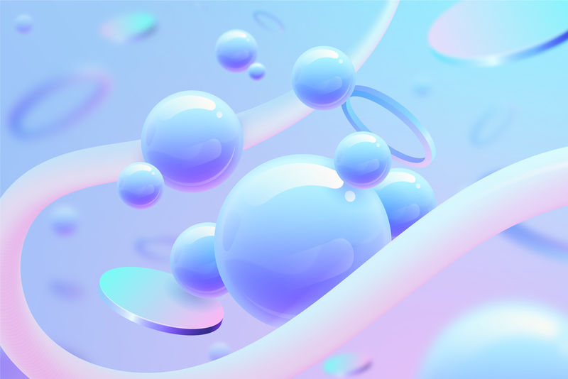 矢量彩色抽象背景