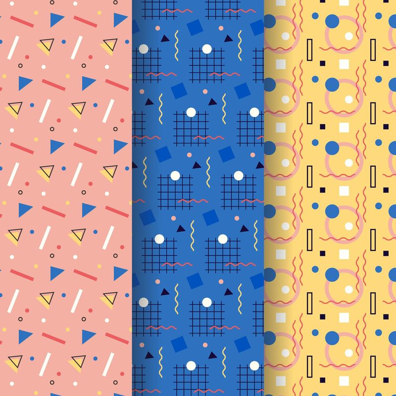 矢量拼贴的背景