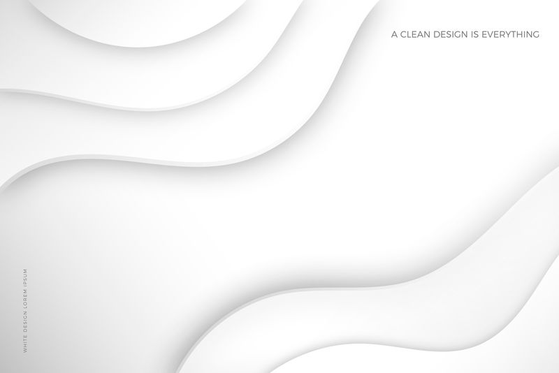 白色3d抽象矢量背景