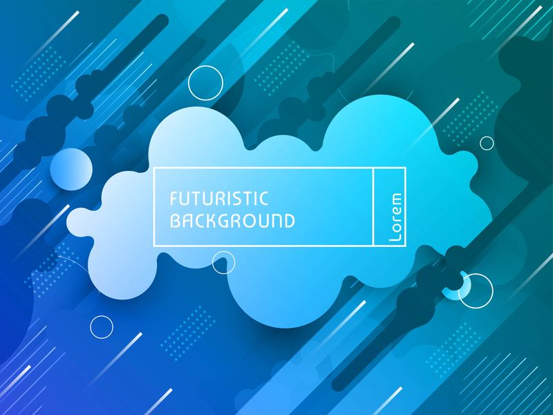 抽象时尚多彩的未来背景