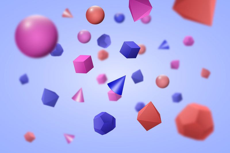 矢量彩色抽象背景