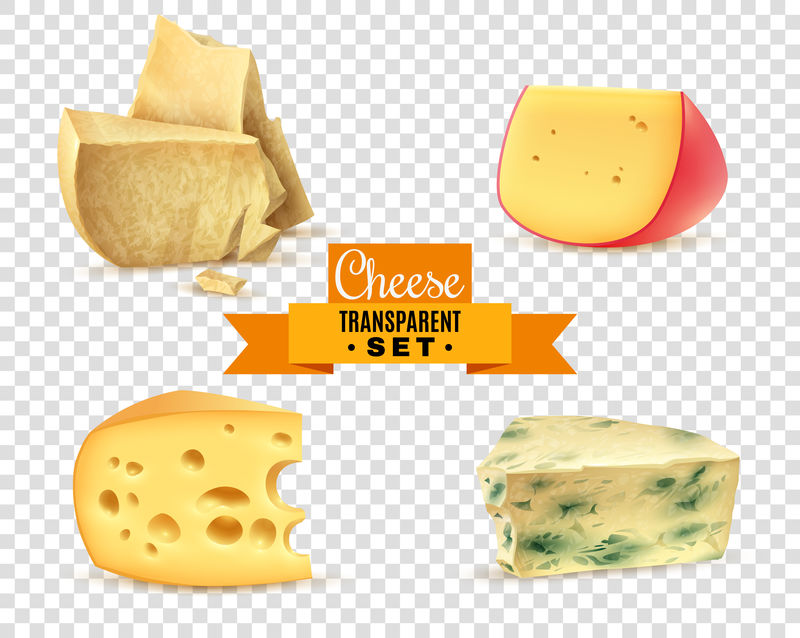 Cheese 4真实图像透明集