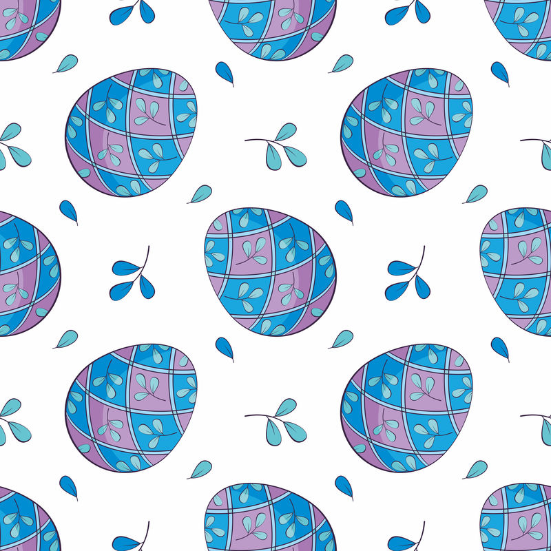 矢量复活节图案背景