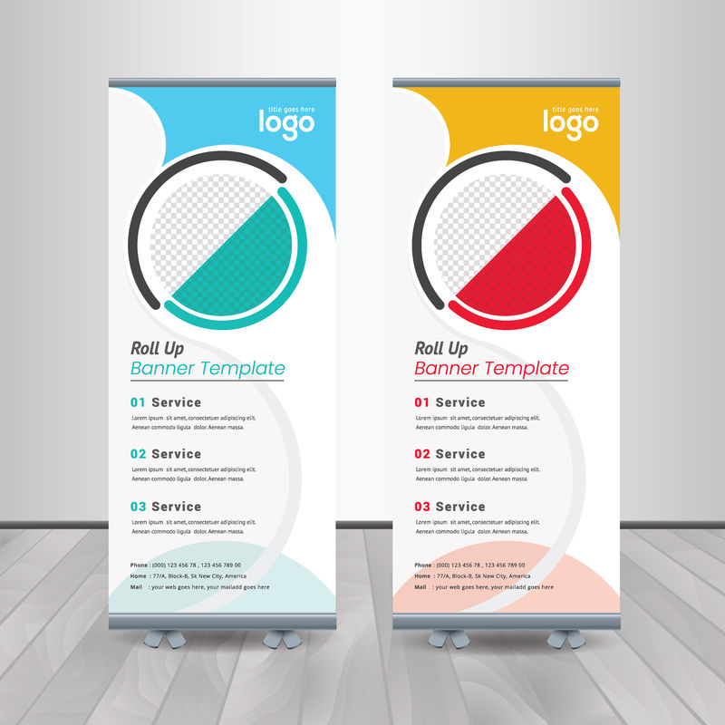 矢量宣传册样板