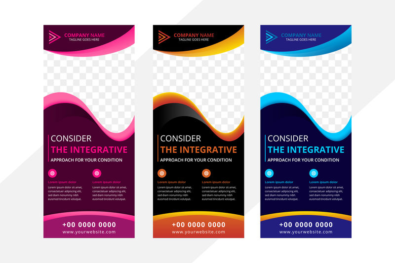 矢量宣传册样板