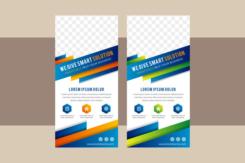 矢量宣传册样板