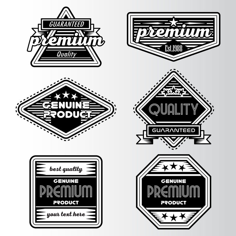 古董背景标签样式设计模板