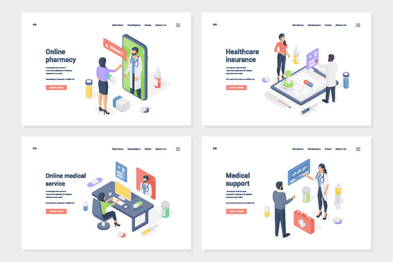 矢量等距平面概念图