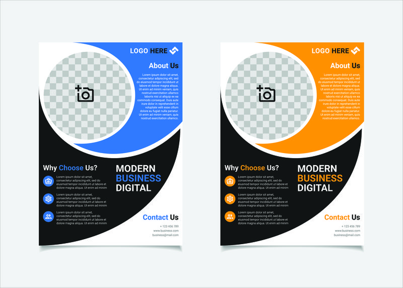 矢量宣传册样板