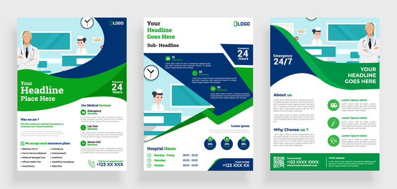 矢量传单册设计