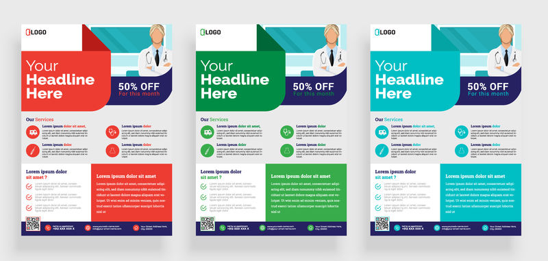 矢量传单册设计