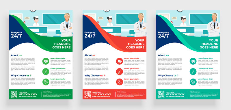 矢量传单册设计