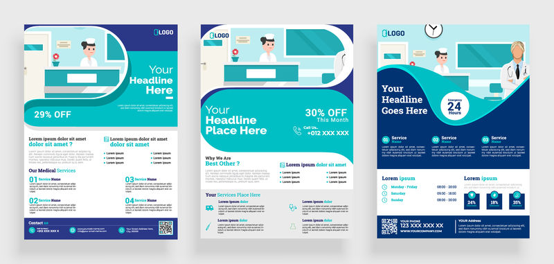 矢量传单册设计