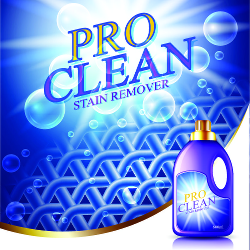 矢量洗涤剂广告海报设计