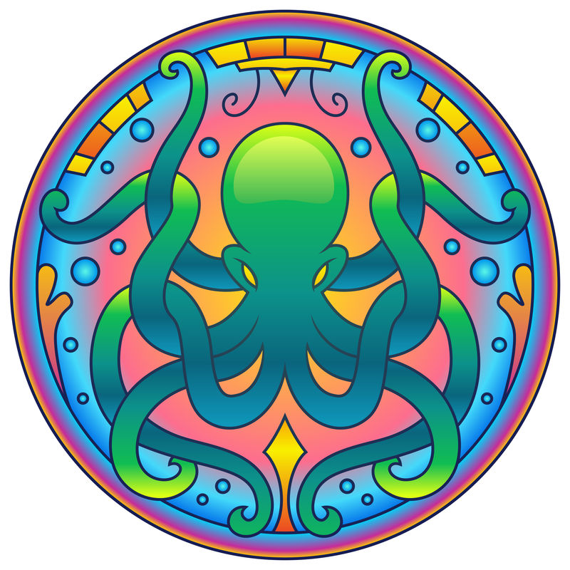 彩色图案矢量设计