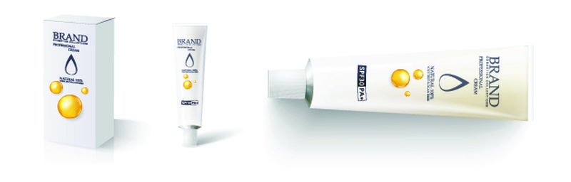 矢量护肤品包装盒设计