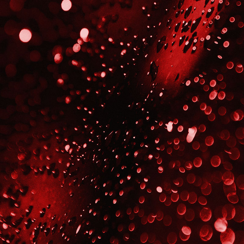 红色水滴图案背景
