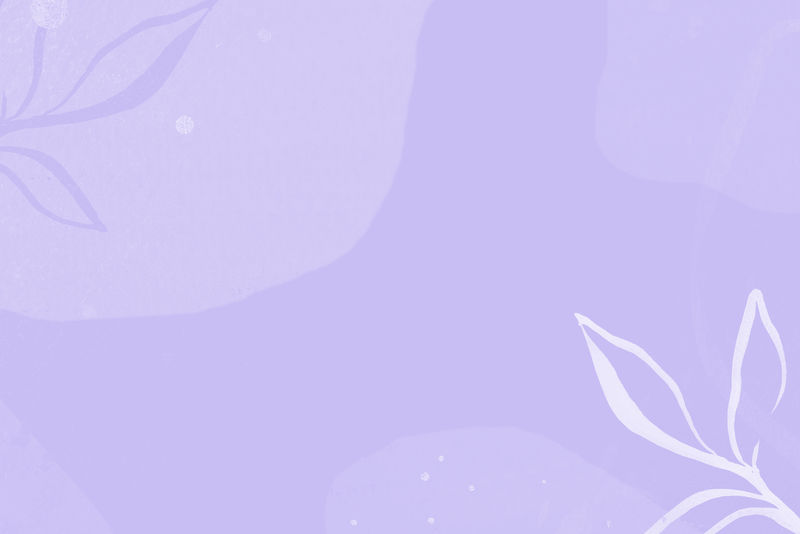 孟菲斯紫色背景树叶图案