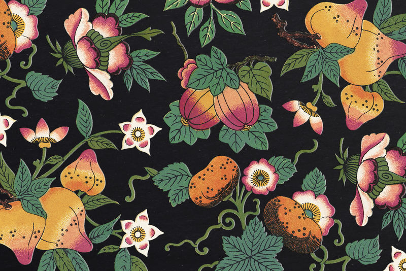 彩色花卉背景设计