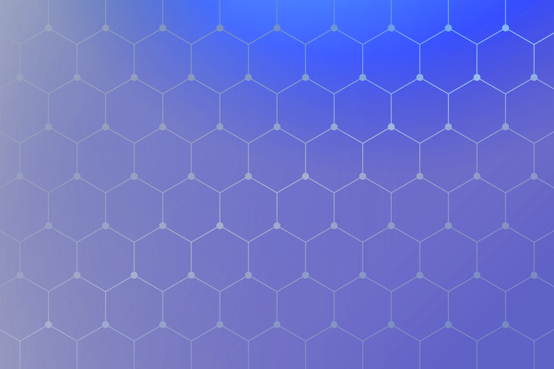 蜂巢图案蓝色背景层
