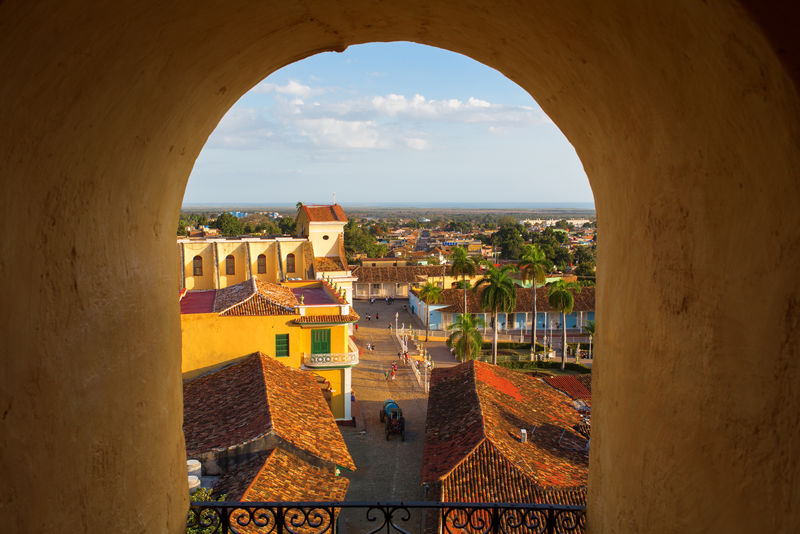 特立尼达古巴俯瞰图