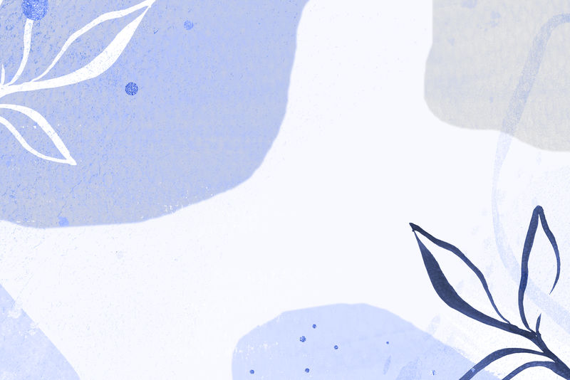 孟菲斯图案蓝色背景