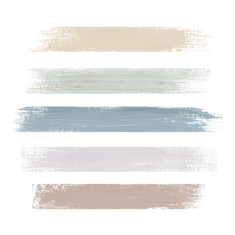 粉彩亚克力笔触透明png