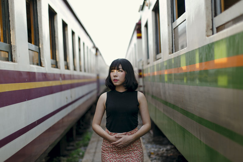 亚洲女性时尚拍摄